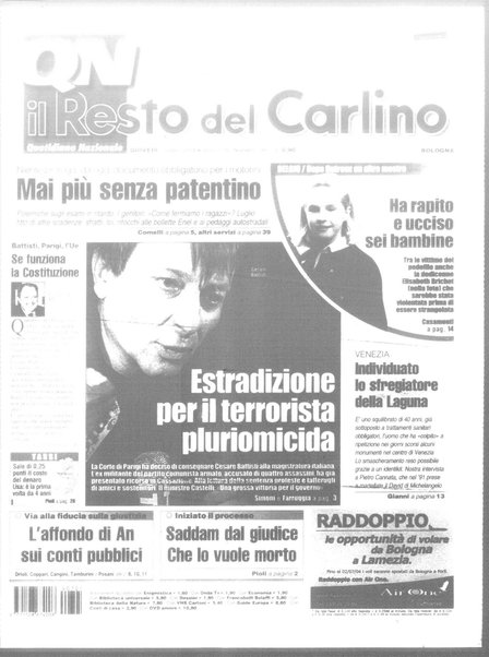 Il Resto del Carlino : giornale dell'Emilia